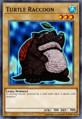 Card: Turtle Raccoon