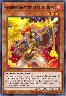 Card: Brotherhood of the Fire Fist - Hawk