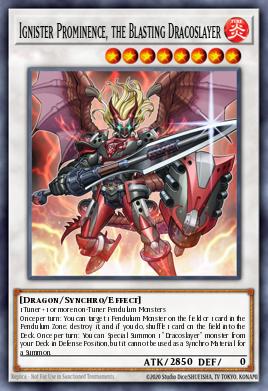 Card: Ignister Prominence, the Blasting Dracoslayer