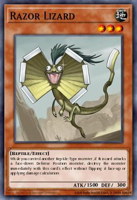 Card: Razor Lizard