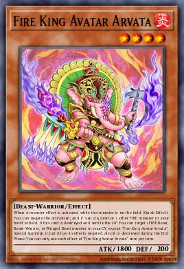 Card: Fire King Avatar Arvata