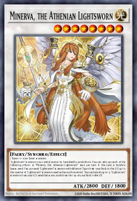 Card: Minerva, Lightsworn Athena