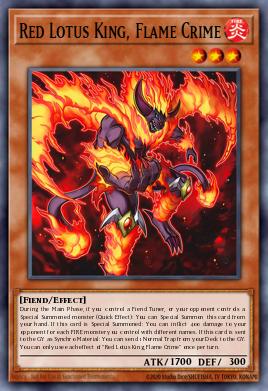Card: Red Lotus King, Flame Crime