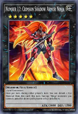 Card: Number 12: Crimson Shadow Armor Ninja