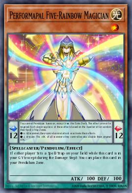 Card: Performapal Five-Rainbow Magician