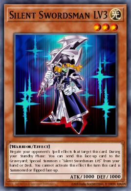 Card: Silent Swordsman LV3