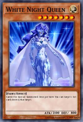 Card: White Night Queen