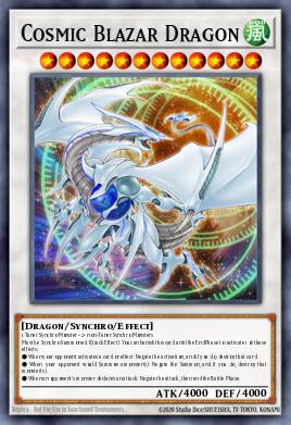 Card: Cosmic Blazar Dragon