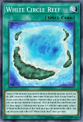 Card: White Circle Reef