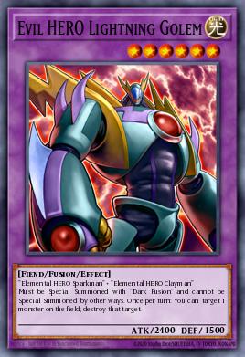 Card: Evil HERO Lightning Golem