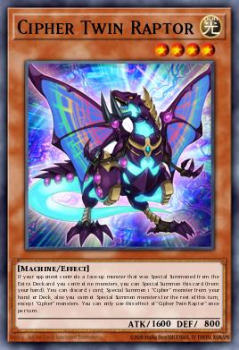 Card: Cipher Twin Raptor