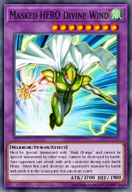 Card: Masked HERO Divine Wind