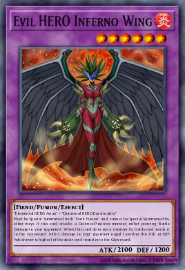 Card: Evil HERO Inferno Wing