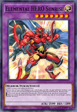 Card: Elemental HERO Sunrise