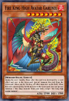 Card: Fire King High Avatar Garunix