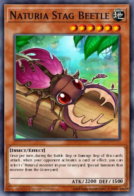 Card: Naturia Stag Beetle