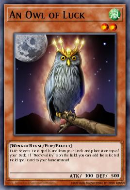 Card: An Owl of Luck