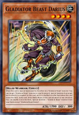 Card: Gladiator Beast Darius