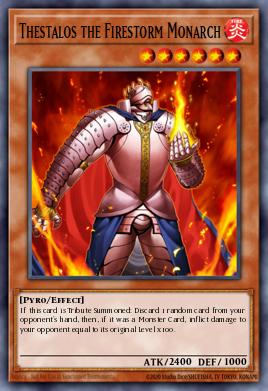 Card: Thestalos the Firestorm Monarch