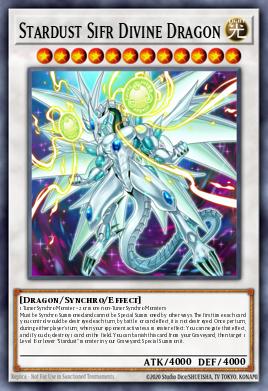 Card: Stardust Sifr Divine Dragon