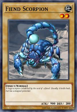 Card: Fiend Scorpion