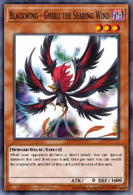 Card: Blackwing - Ghibli the Searing Wind
