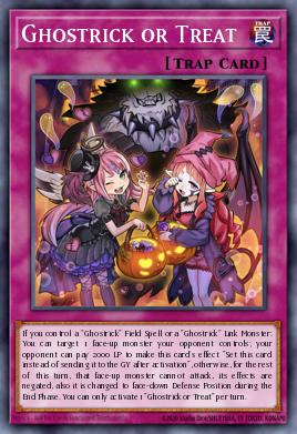 Card: Ghostrick or Treat