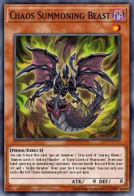 Card: Chaos Summoning Beast