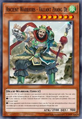 Card: Ancient Warriors - Valiant Zhang De