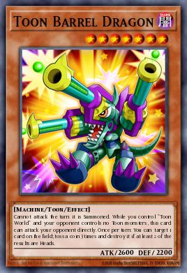 Card: Toon Barrel Dragon