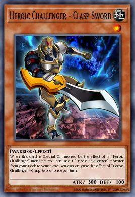 Card: Heroic Challenger - Clasp Sword