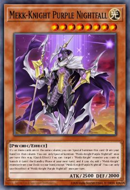 Card: Mekk-Knight Purple Nightfall
