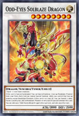 Card: Odd-Eyes Solblaze Dragon