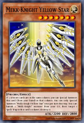 Card: Mekk-Knight Yellow Star