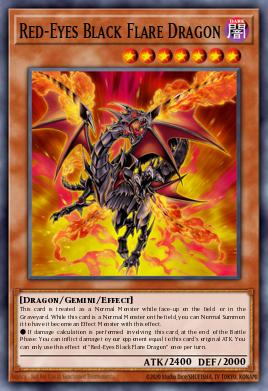 Card: Red-Eyes Black Flare Dragon