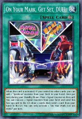 Card: On Your Mark, Get Set, DUEL!