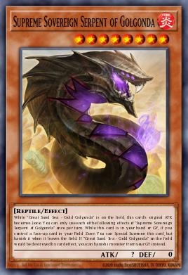 Card: Supreme Sovereign Serpent of Golgonda
