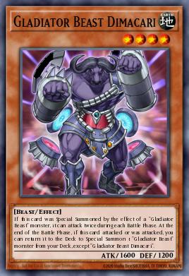 Card: Gladiator Beast Dimacari