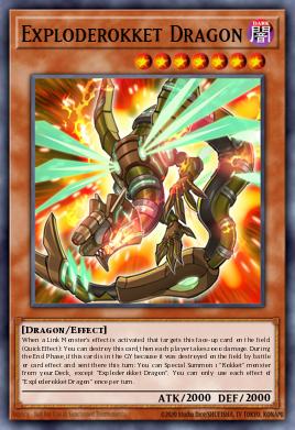 Card: Exploderokket Dragon