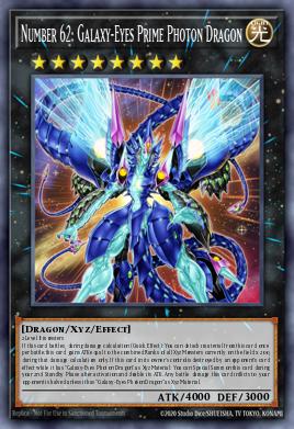 Card: Number 62: Galaxy-Eyes Prime Photon Dragon