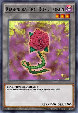 Card: Regenerating Rose Token
