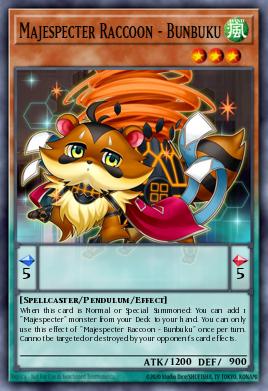 Card: Majespecter Raccoon - Bunbuku
