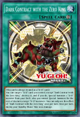 Card: Dark Contract with the Zero King