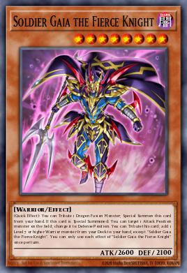 Card: Soldier Gaia the Fierce Knight
