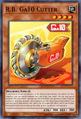 Card: R.B. Ga10 Cutter