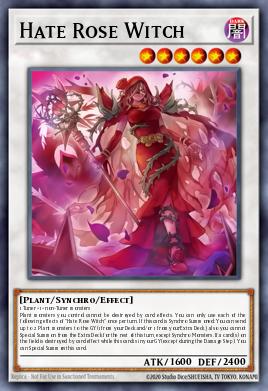 Card: Hate Rose Witch