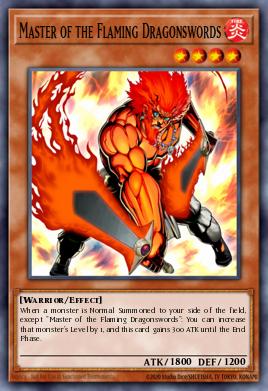 Card: Master of the Flaming Dragonswords