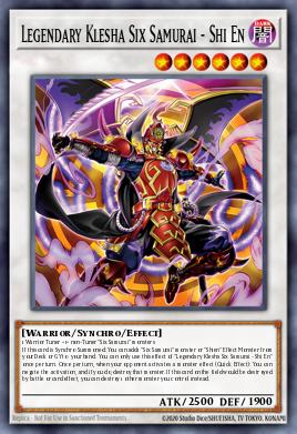 Card: Legendary Klesha Six Samurai - Shi En