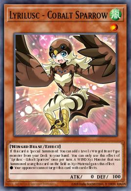 Card: Lyrilusc - Cobalt Sparrow