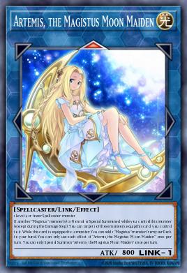 Card: Artemis, the Magistus Moon Maiden